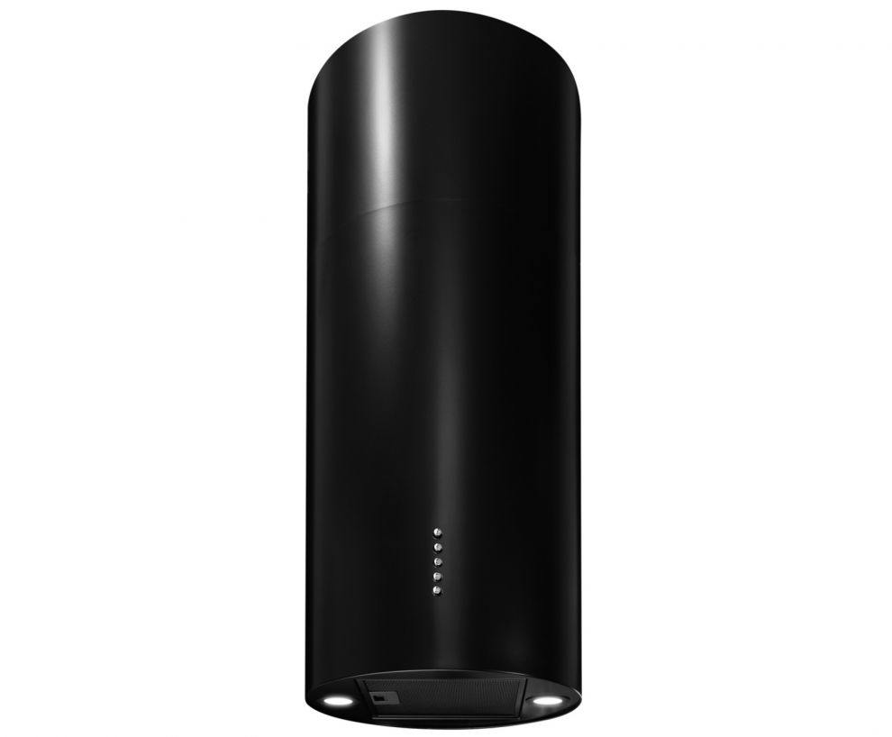 Okap wyspowy Cylindro Eco Black Matt - Czarny Matt - zdjęcie produktu