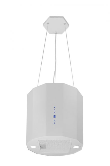 Okap wyspowy Fobos White - Biały - zdjęcie produktu 3
