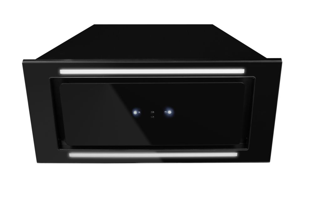 Okap podszafkowy Lando Glass 2STRIPS Black Gesture Control - Czarny - zdjęcie produktu