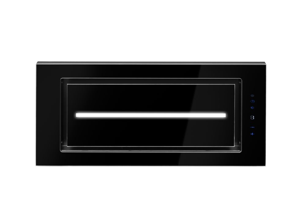 Okap podszafkowy Lando Glass Central Black - Czarny - zdjęcie produktu 3