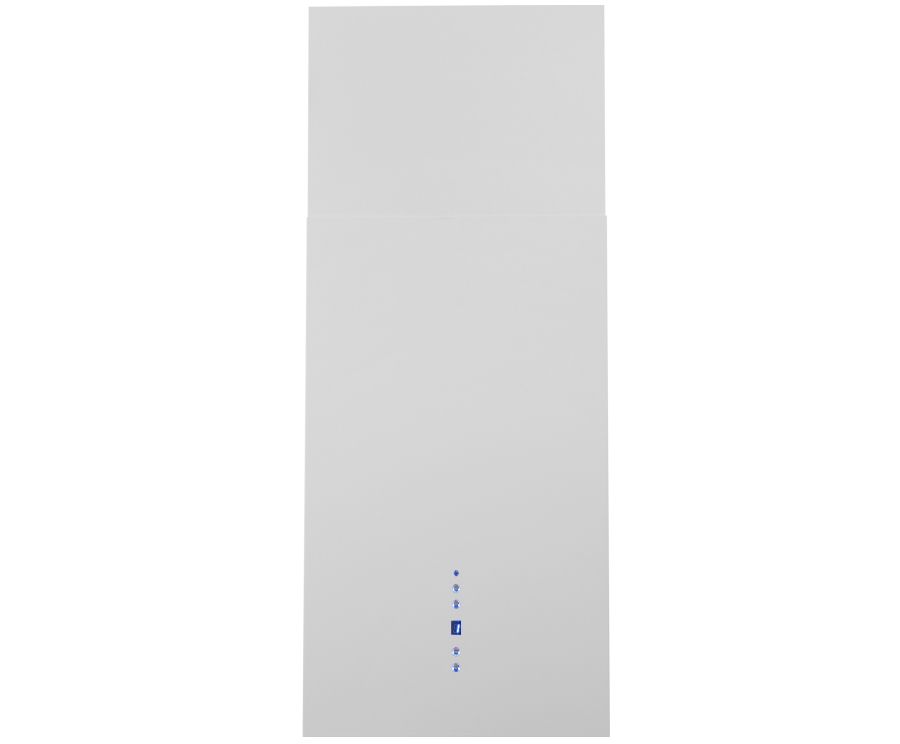 Okap wyspowy Quadro 2Strips White Połysk - Biały - zdjęcie produktu