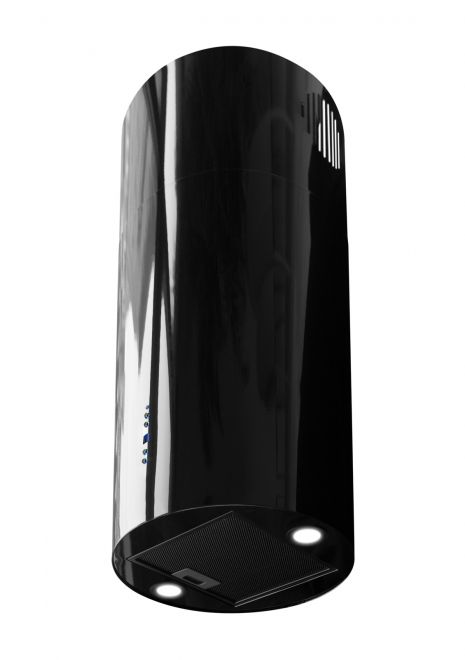 Okap wyspowy Cylindro Black - Czarny połysk - zdjęcie produktu 7