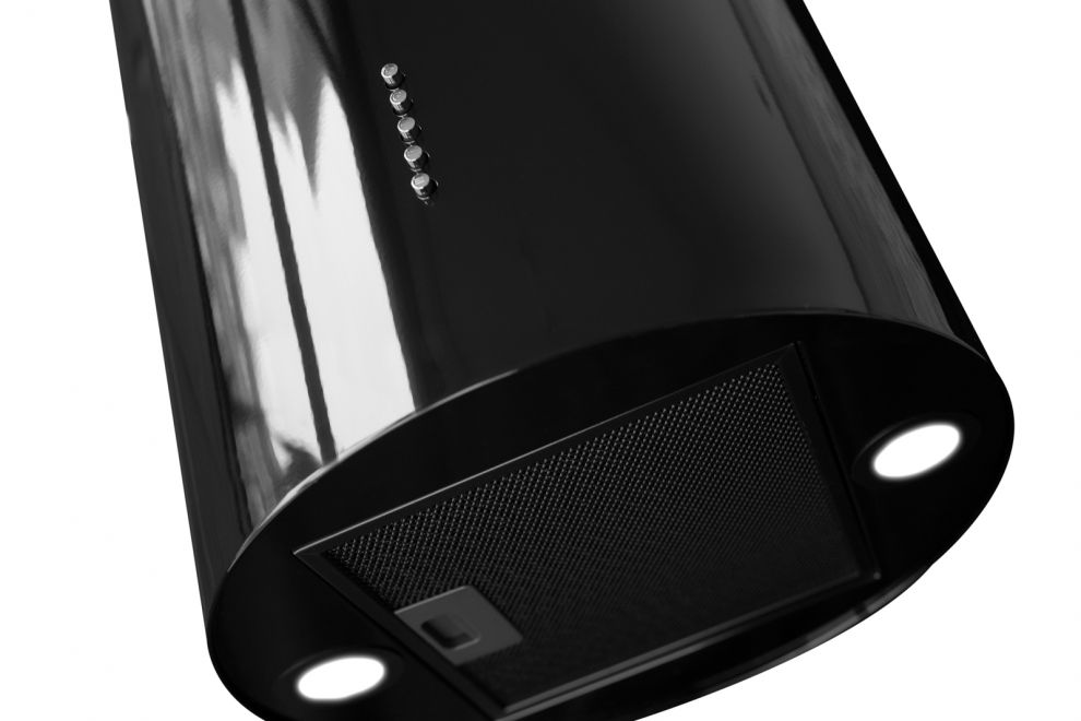 Okap wyspowy Cylindro Eco Black - Czarny połysk - zdjęcie produktu 3