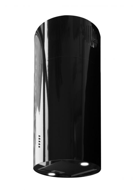 Okap wyspowy Cylindro Eco Black - Czarny połysk - zdjęcie produktu 4