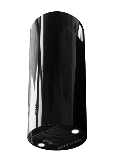 Okap wyspowy Cylindro Eco Black - Czarny połysk - zdjęcie produktu 5
