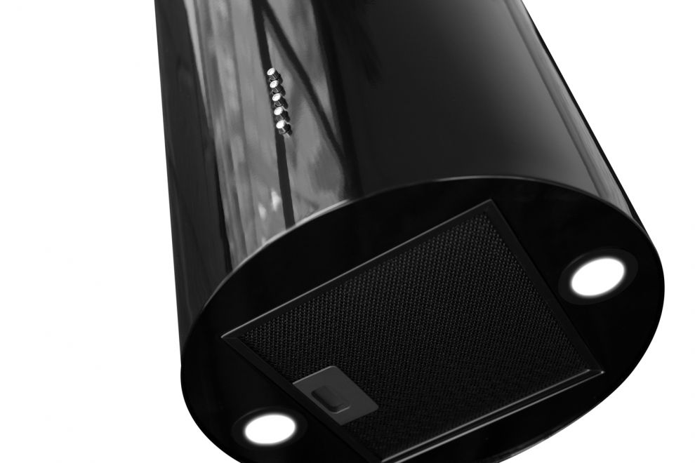 Okap wyspowy Cylindro Eco Black - Czarny połysk - zdjęcie produktu 6