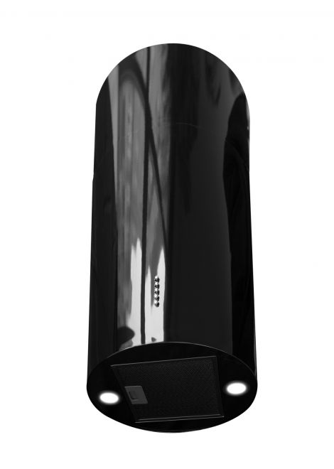 Okap wyspowy Cylindro Eco Black - Czarny połysk - zdjęcie produktu 7