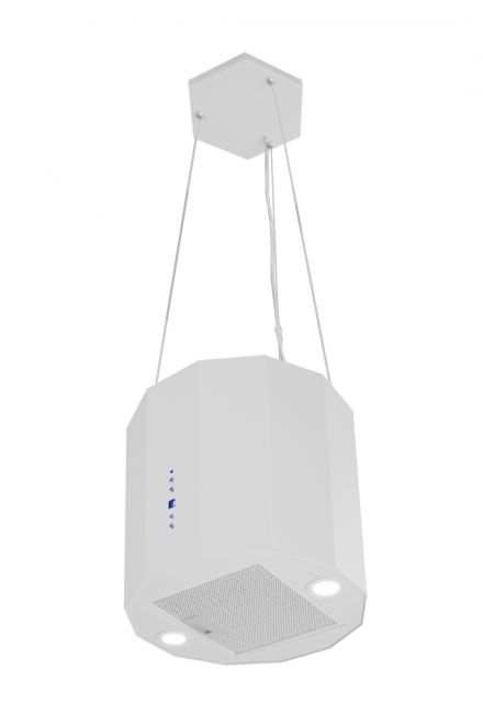 Okap wyspowy Fobos White - Biały - zdjęcie produktu 5