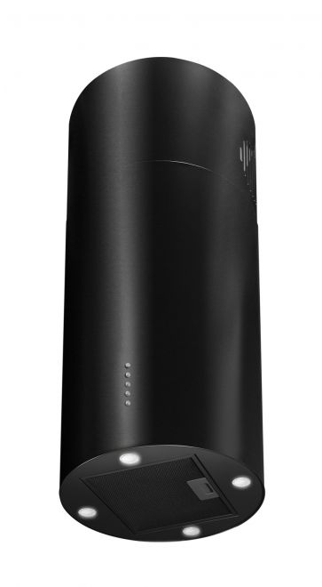 Okap wyspowy Cylindro Eco 4LED Black Matt - Czarny Matt - zdjęcie produktu 3