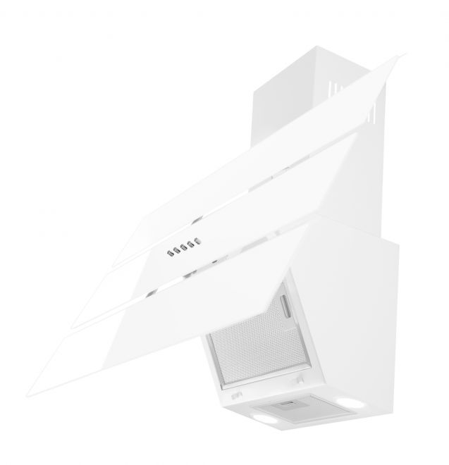 Okap kominowy Merido Eco White - Biały - zdjęcie produktu 12
