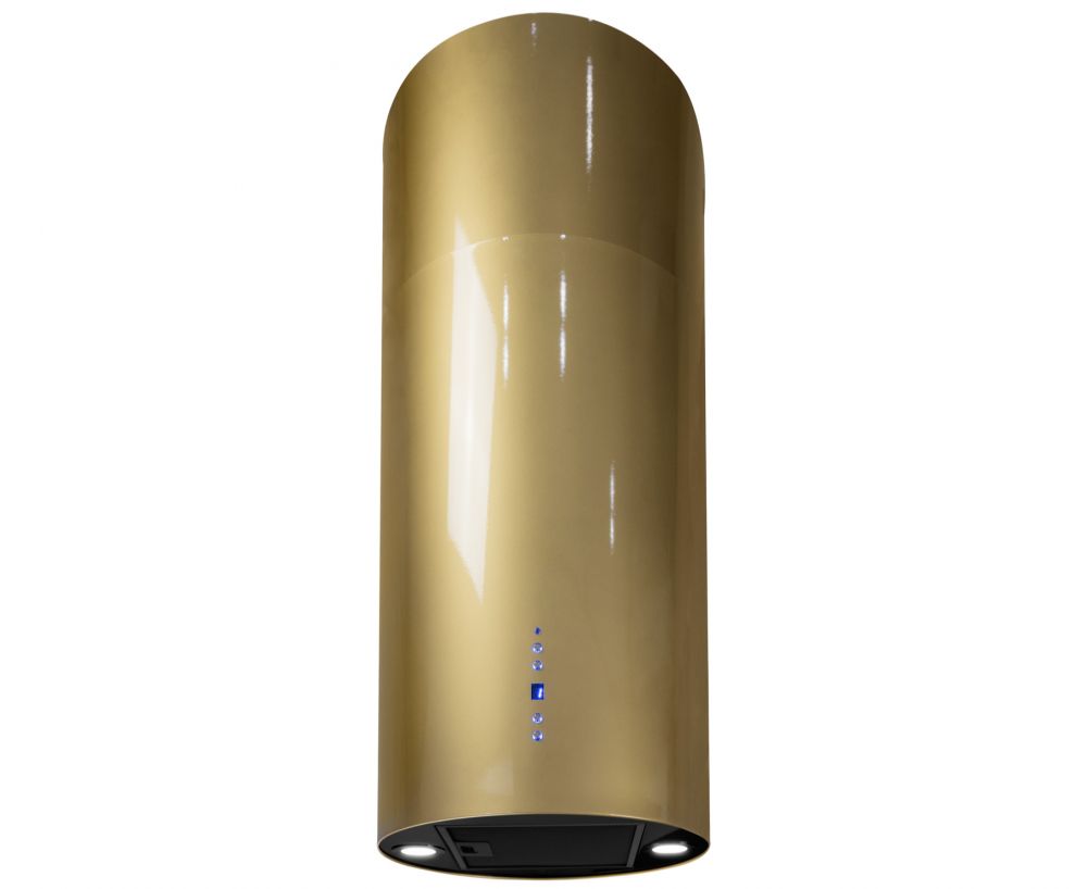 Okap wyspowy Cylindro Złoty - Gold - zdjęcie produktu