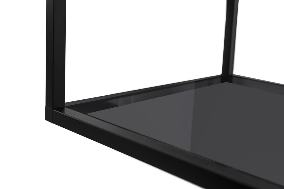 Okap wyspowy Tubo Cage Asymmetric Glass Black Matt - Czarny Matt - zdjęcie produktu 11