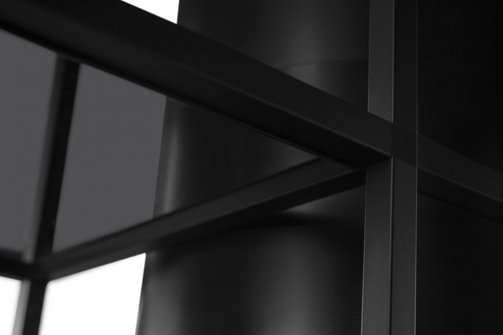 Okap wyspowy Tubo Cage Asymmetric Glass Black Matt - Czarny Matt - zdjęcie produktu 14