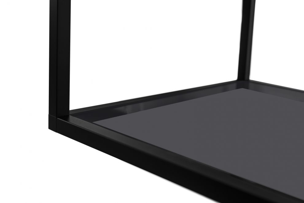 Okap wyspowy Quadro Cage Asymmetric Glass Black Matt - Czarny Matt - zdjęcie produktu 15
