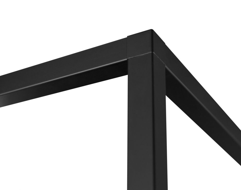 Okap wyspowy Quadro Cage Asymmetric Glass Black Matt - Czarny Matt - zdjęcie produktu 13