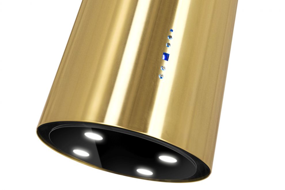 Okap wyspowy Tubo Royal Gold - Gold - zdjęcie produktu 3