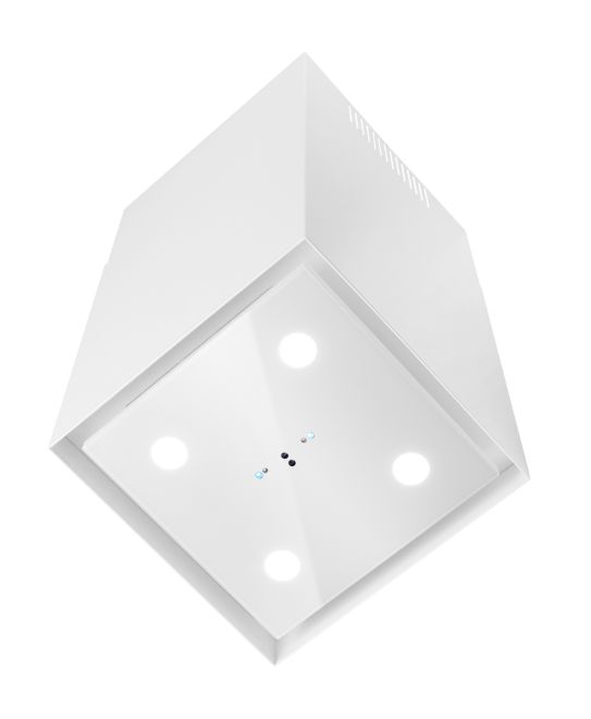 Okap wyspowy Quadro Pro White Gesture Control - Biały Matt - zdjęcie produktu 7