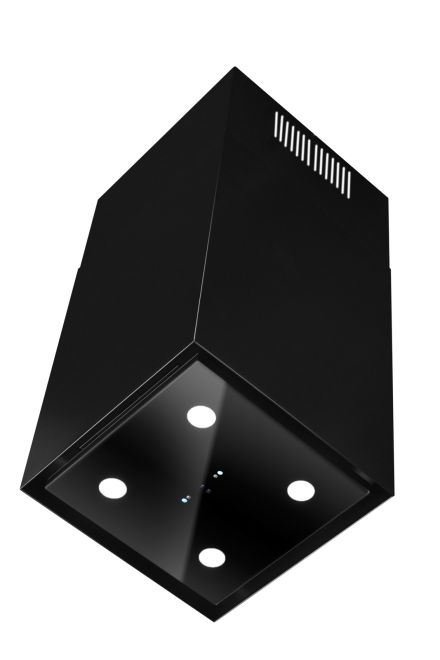 Okap wyspowy Quadro Pro Black Matt Gesture Control - Czarny Matt - zdjęcie produktu 7