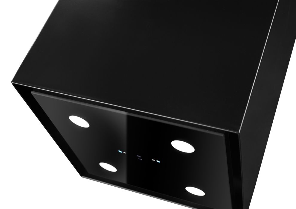 Okap wyspowy Quadro Pro Black Matt Gesture Control - Czarny Matt - zdjęcie produktu 3