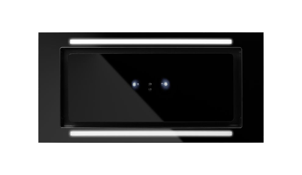 Okap podszafkowy Lando Glass 2STRIPS Black Gesture Control - Czarny - zdjęcie produktu 3