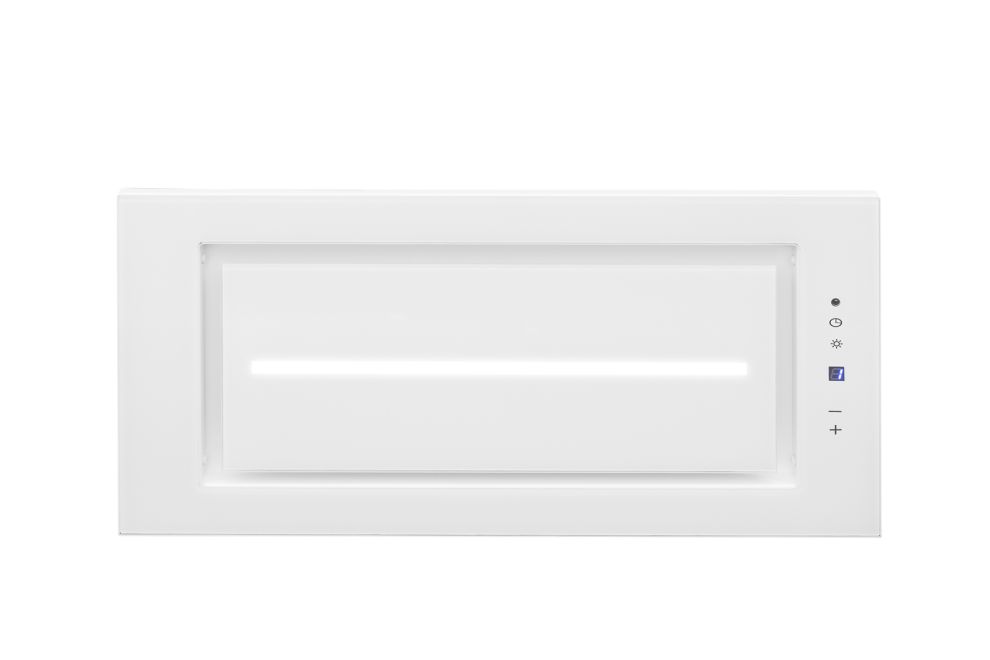 Okap podszafkowy Lando Glass Central White - Biały - zdjęcie produktu 3