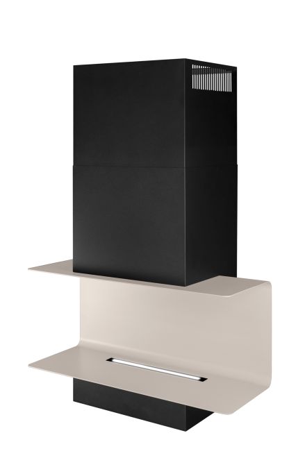 Okap kominowy C-Shelf Black-Kashmir - Czarny - zdjęcie produktu 4