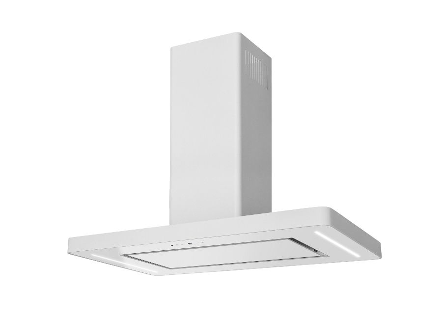 Okap wyspowy Decor Island White - Biały - zdjęcie produktu