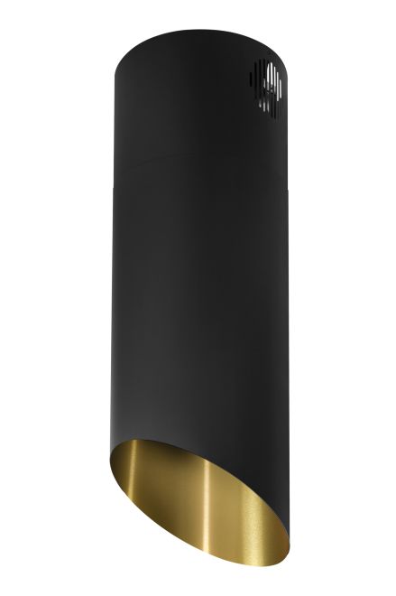 Okap wyspowy Hiro Color Black-Gold - Czarny Matt/Złoty - zdjęcie produktu 6