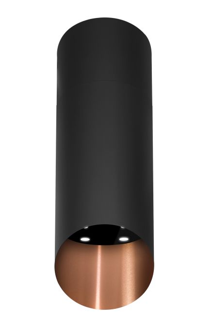 Okap wyspowy Hiro Color Black-Copper - Czarny Matt/Miedziany - zdjęcie produktu 4