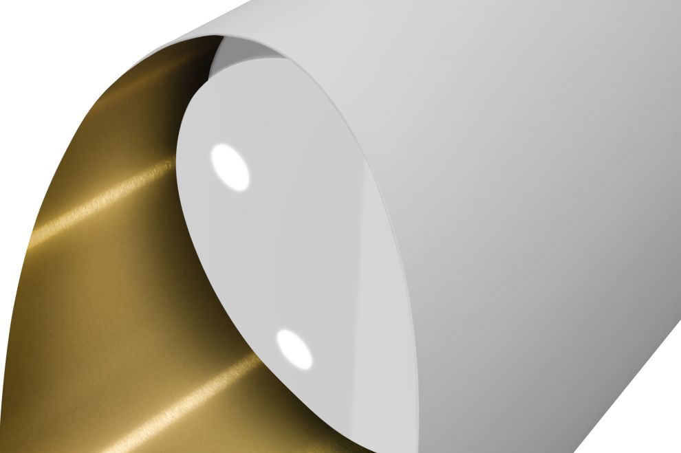 Okap kominowy Hiro OR Color White-Gold - Biały Matt/Złoty - zdjęcie produktu 7