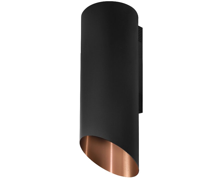 Okap kominowy Hiro OR Color Black-Copper - Czarny Matt/Miedziany - zdjęcie produktu