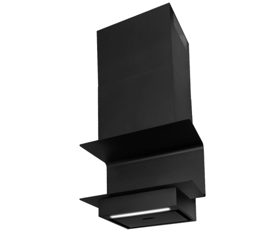 Okap kominowy C-Shelf Black-Black - Czarny Matt - zdjęcie produktu 15