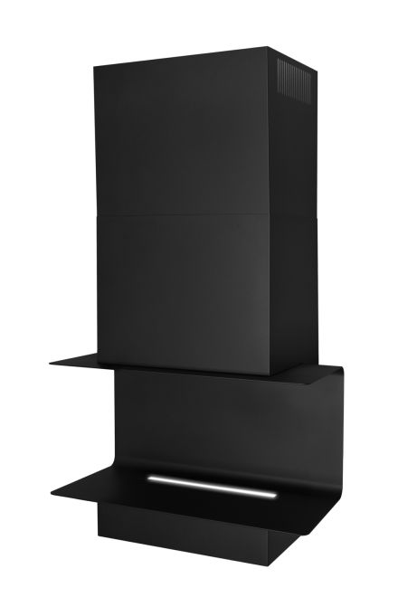 Okap kominowy C-Shelf Black-Black - Czarny Matt - zdjęcie produktu 17