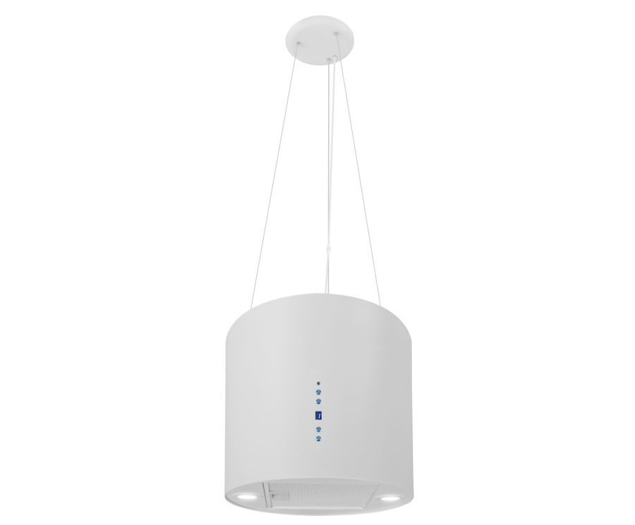 Okap wyspowy Galaxy White Połysk Outlet - Biały - zdjęcie produktu