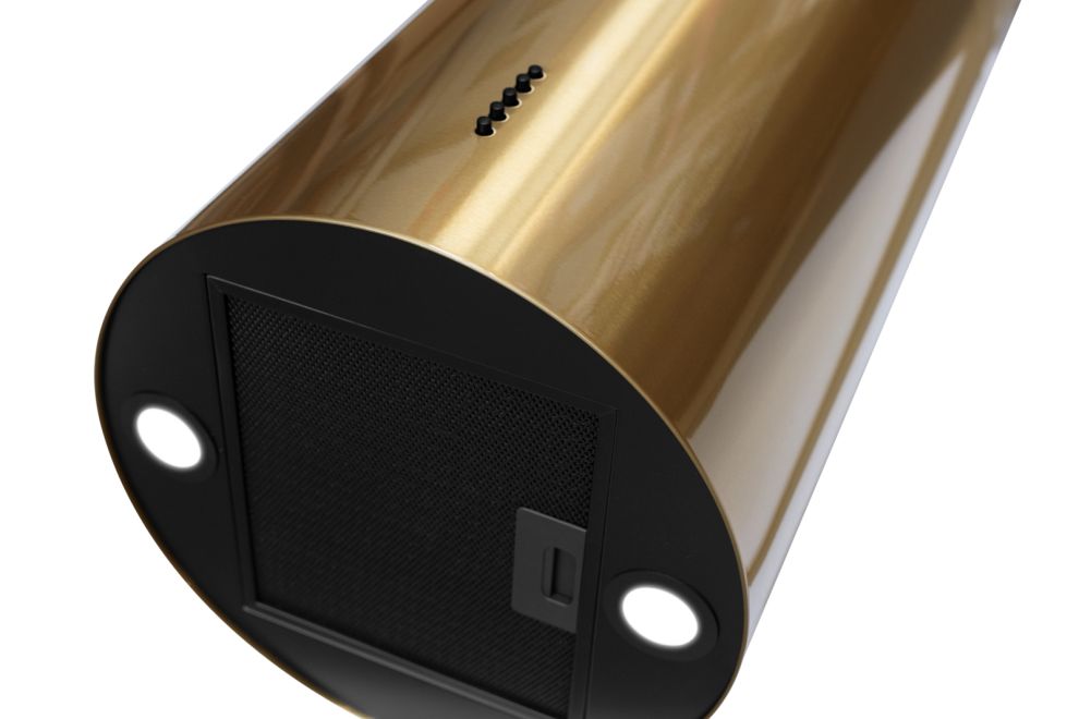 Okap kominowy Cylindro OR Eco Złoty - Gold - zdjęcie produktu 7