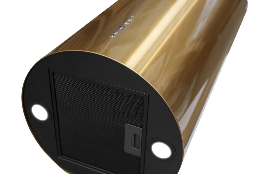 Okap kominowy Cylindro OR Złoty BLDC - Gold - zdjęcie produktu 8