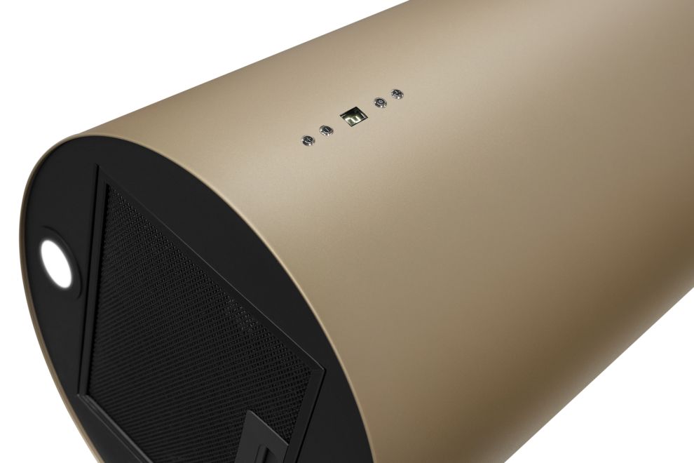 Okap wyspowy Cylindro Złoty - Gold - zdjęcie produktu 7