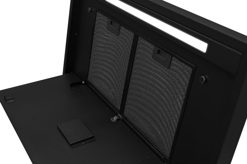 Okap wyspowy Magnetic Island Black Matt Gesture Control - Czarny Matt - zdjęcie produktu 9