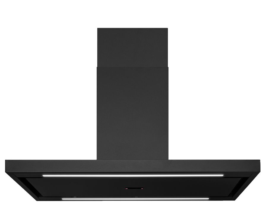 Okap wyspowy Magnetic Island Black Matt Gesture Control - Czarny Matt - zdjęcie produktu