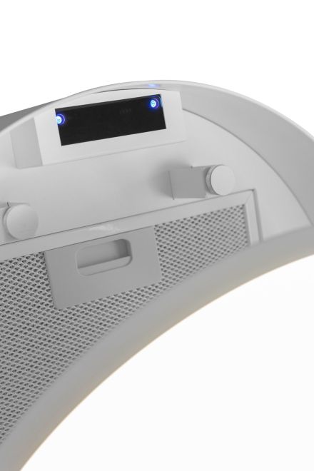Okap wyspowy Tubo Gesture Control White Matt - Biały Matt - zdjęcie produktu 16