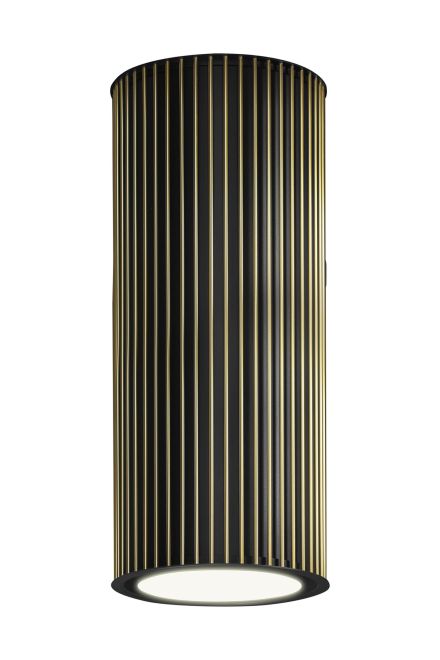 Okap wyspowy Voliera N1 Black-Gold Gesture Control - Czarny Matt - zdjęcie produktu 4
