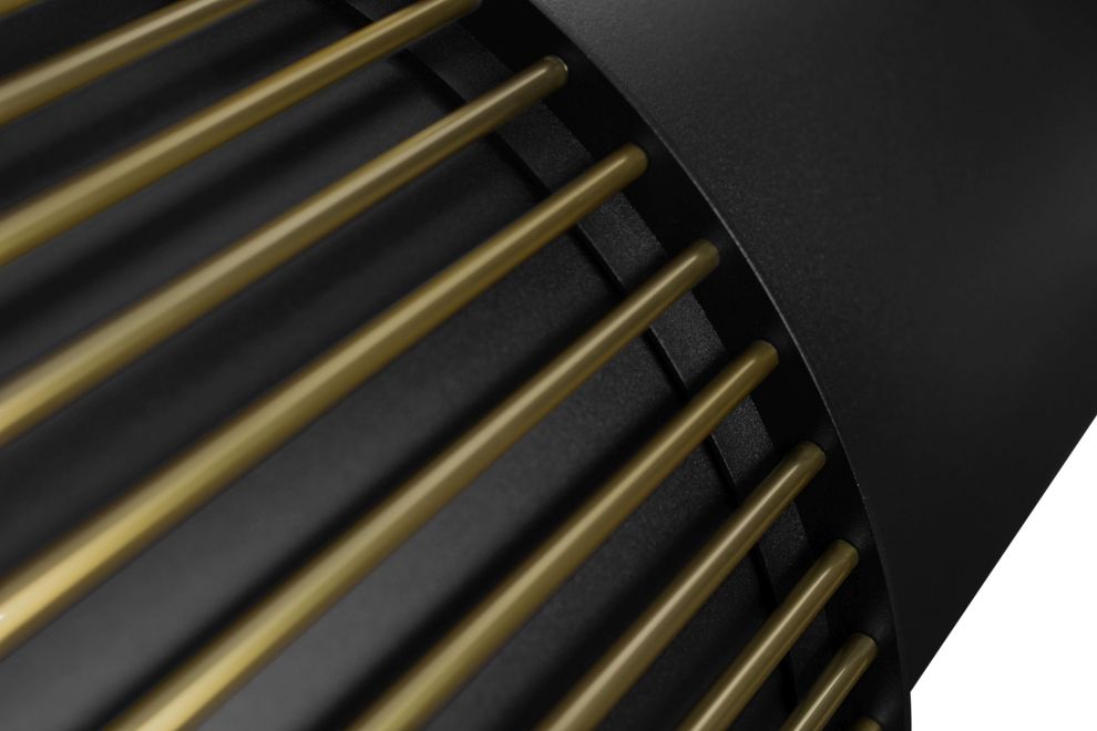 Okap wyspowy Voliera N1 Black-Gold Gesture Control - Czarny Matt - zdjęcie produktu 6