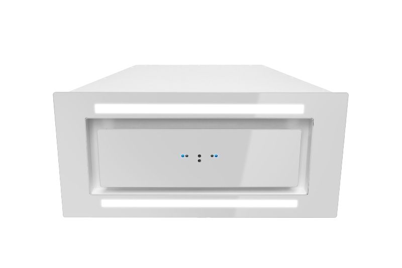 Okap podszafkowy Lando Glass 2Strips Gesture Control White - Biały - zdjęcie produktu