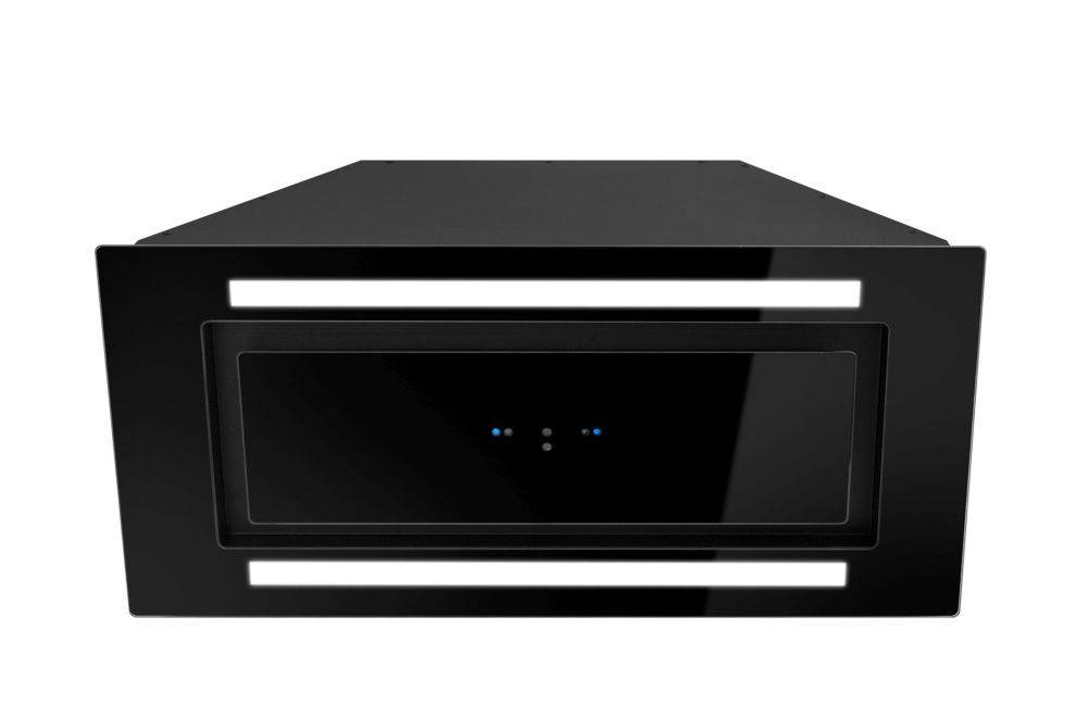 Okap podszafkowy Lando Glass 2Strips Gesture Control Black - Czarny - zdjęcie produktu 3