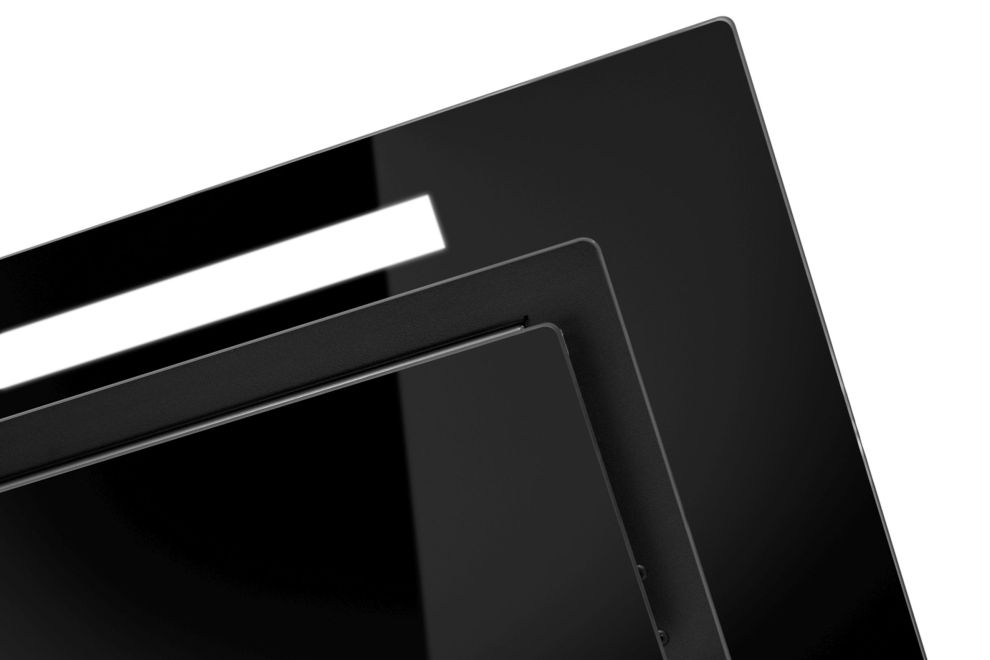 Okap podszafkowy Lando Glass 2Strips Gesture Control Black - Czarny - zdjęcie produktu 10