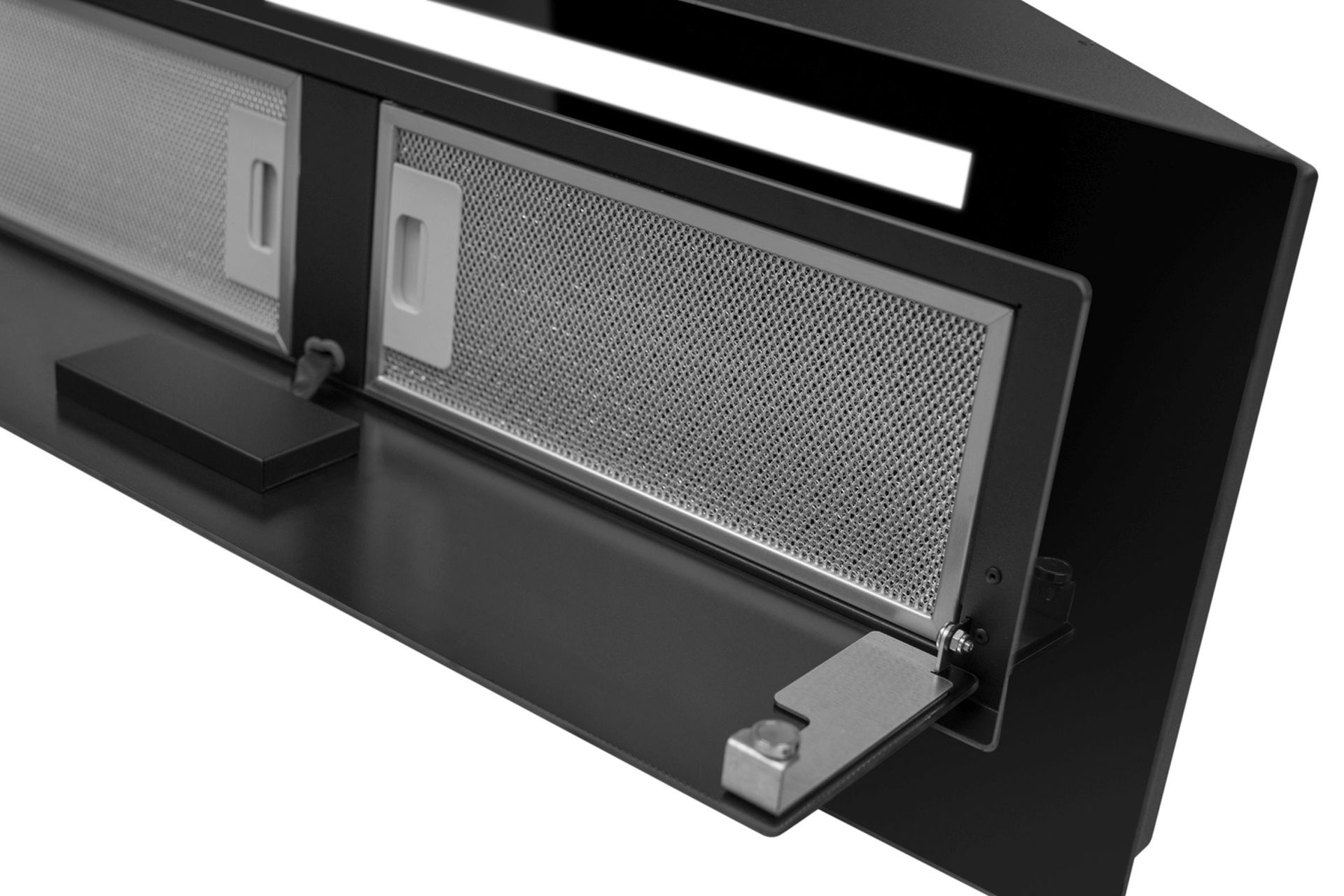 Lando Glass 2Strips Gesture Control Black