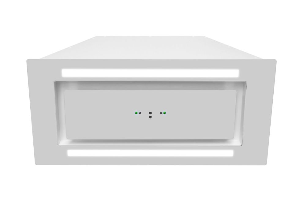 Okap podszafkowy Lando Glass 2Strips Gesture Control White - Biały - zdjęcie produktu 4