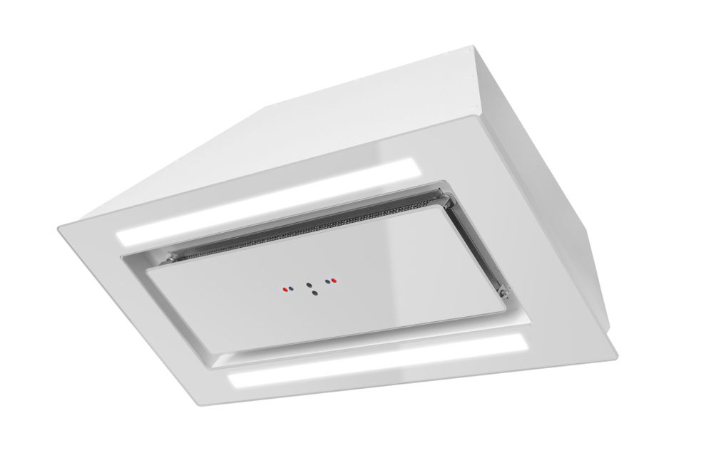 Okap podszafkowy Lando Glass 2Strips Gesture Control White - Biały - zdjęcie produktu 5