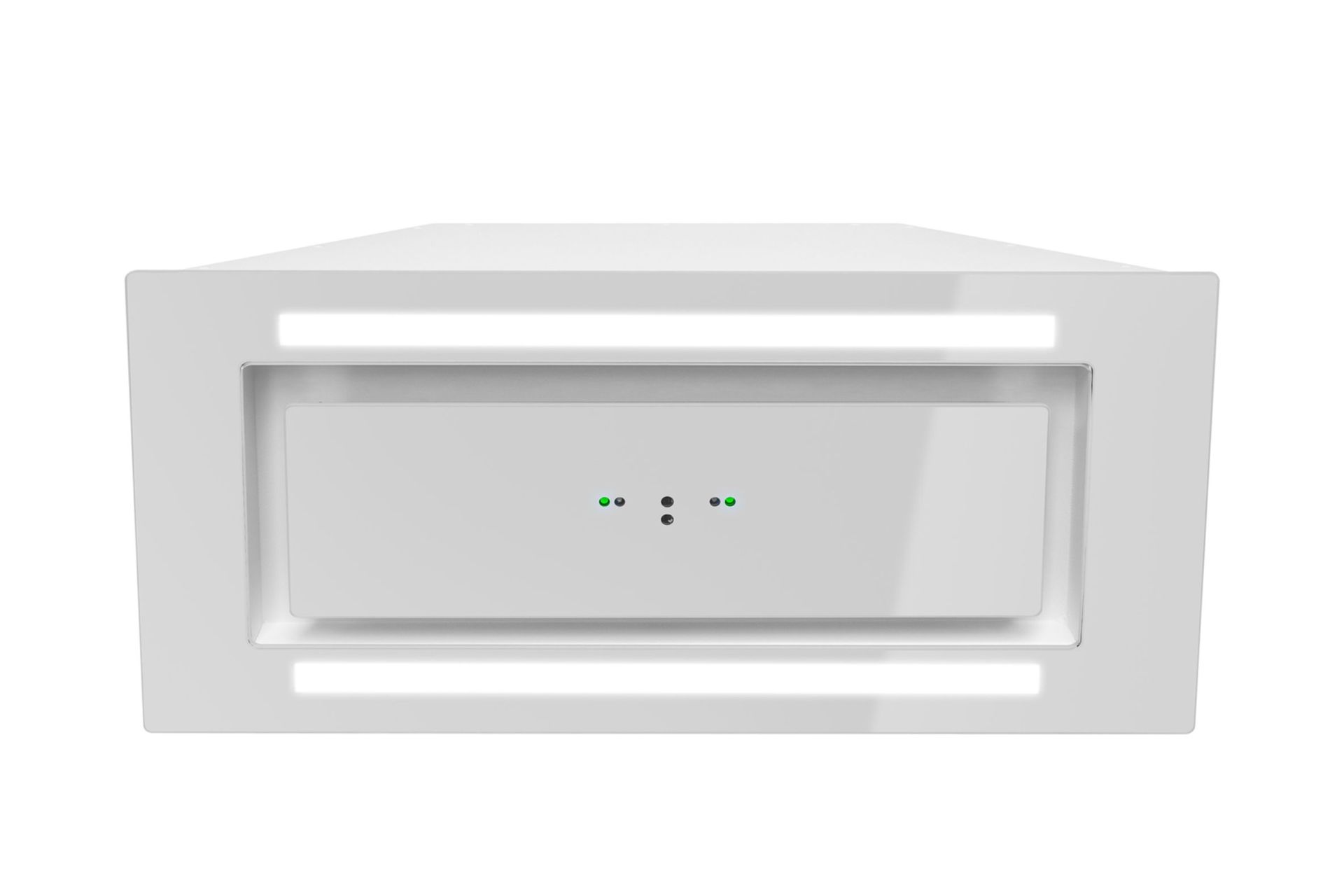 Lando Glass 2Strips Gesture Control White