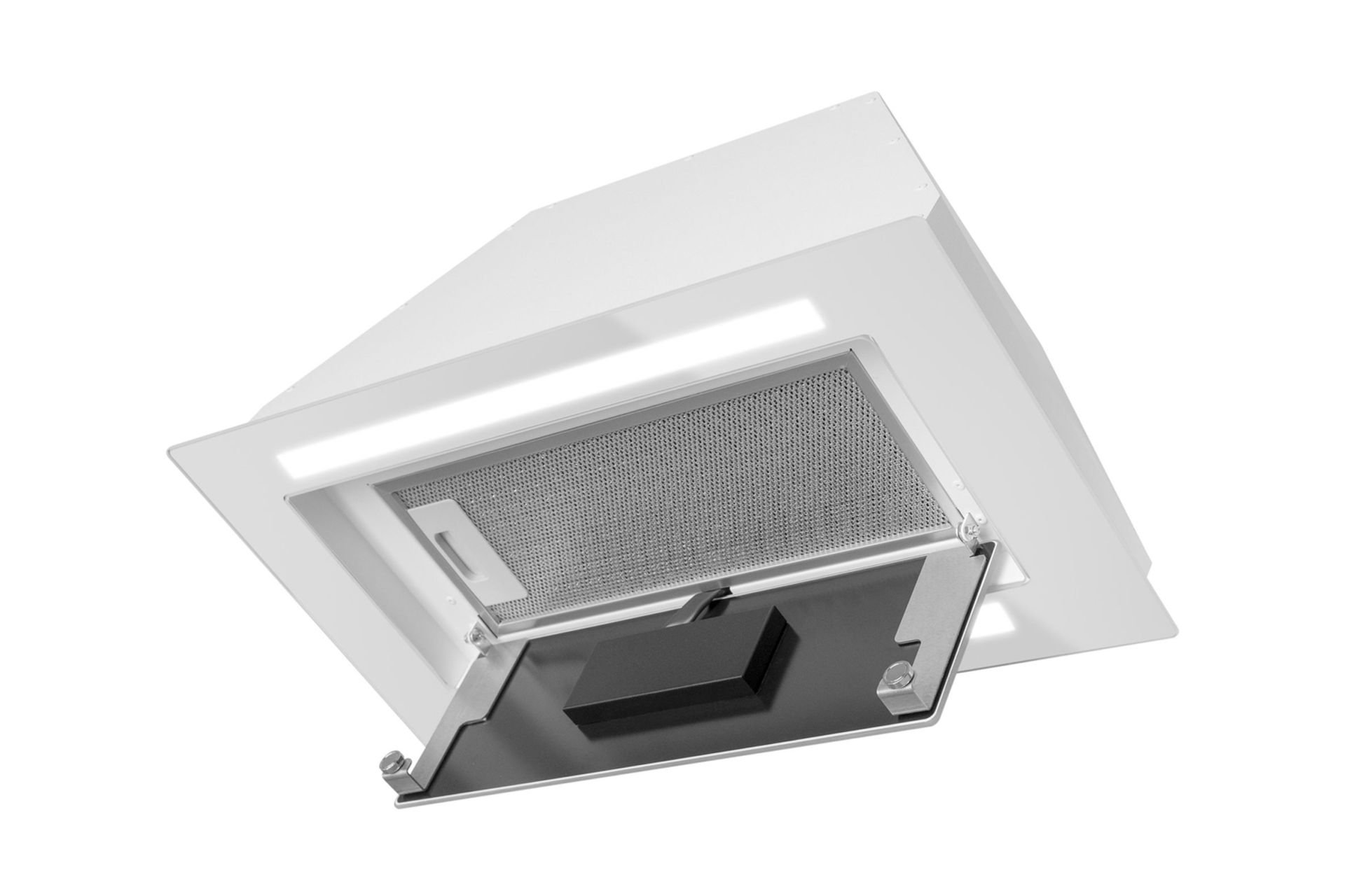 Lando Glass 2Strips Gesture Control White